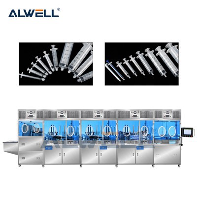 고속 미리 채워진 플러시 주사기 충전 라인